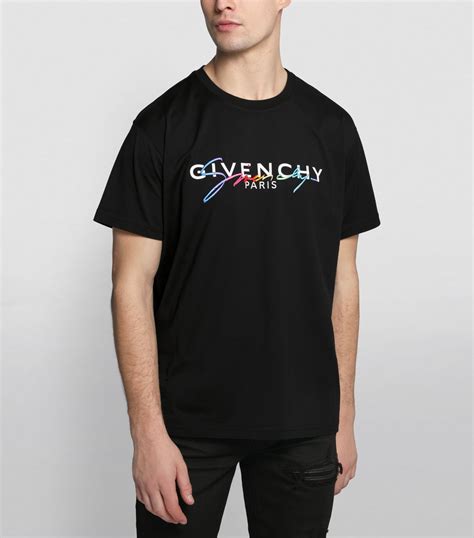 givenchy tshirt rainbow|givenchy graphic crewneck t shirt.